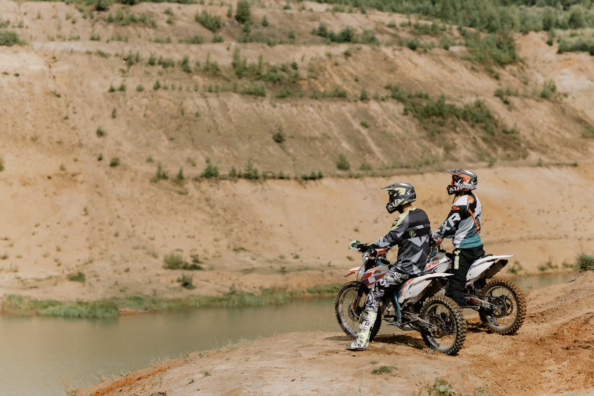 Motociclistas no verão