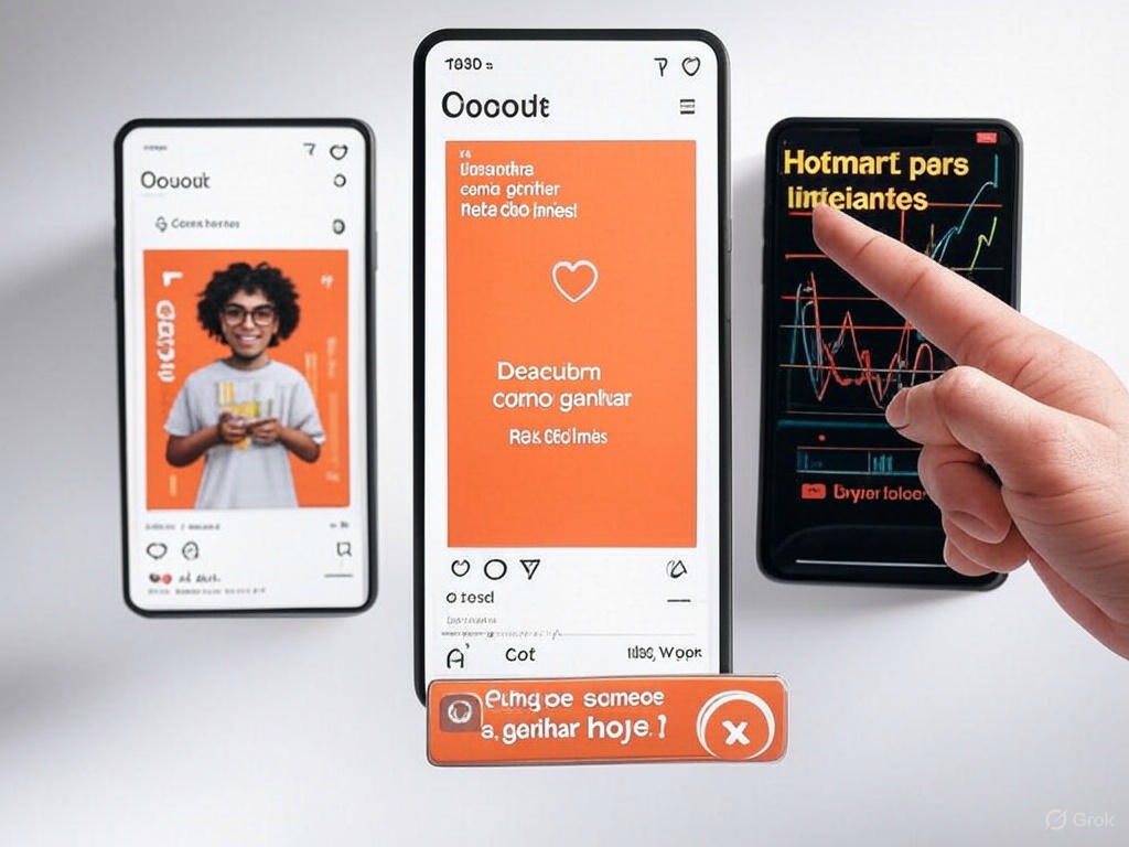 Guia ilustrado com passos para se cadastrar como afiliado na Hotmart